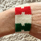 Italian Flag Bracelet