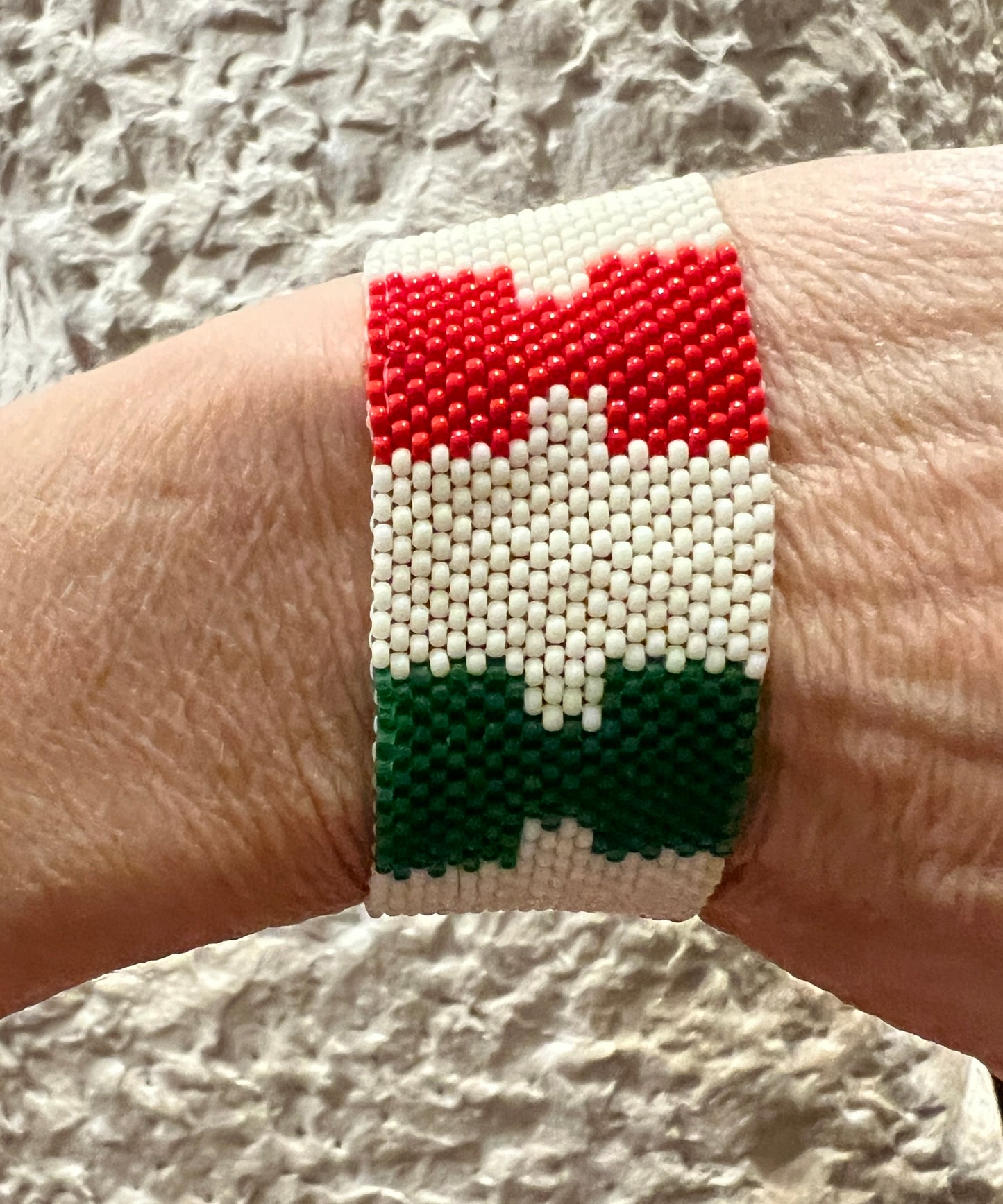 Italian Flag Bracelet